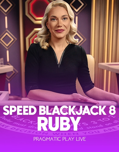 Speed Blackjack 8 Ruby Live Rote Ruby-Edition vom schnelle Live-Blackjack